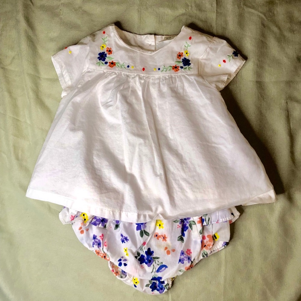 Baby Girl OshKosh B'gosh Floral Top & Bloomers Set